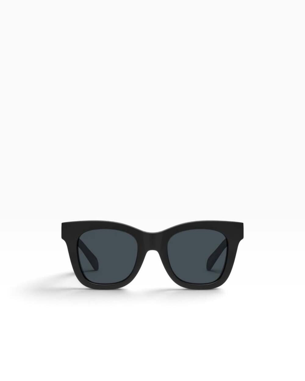 Quay After Hours Polarized Square Sunglasses Black Plastic 51 23-150 150mm NWOT